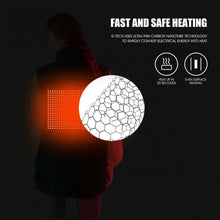 Load image into Gallery viewer, Men' &amp; Women' Electric USB Heated  Sleeveless Vest-Black-XXXL
