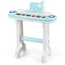 Load image into Gallery viewer, 37-key Kids Electronic Piano Keyboard Playset-Blue

