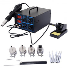 Load image into Gallery viewer, Pro 2In1 862D+ SMD Soldering Iron  LED Display w/4 Nozzles
