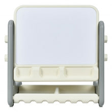 Load image into Gallery viewer, 2 in 1 Kids Easel Table and Chair Set  with Adjustable Art Painting Board
