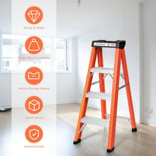 Load image into Gallery viewer, 3-Step Ladder Folding Step Stool Platform
