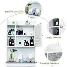 Load image into Gallery viewer, Bathroom Over-the-toilet Space Saver with Adjustable Shelves

