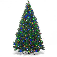 Load image into Gallery viewer, 7.5 ft Pre-Lit Artificial Christmas Tree with 550 Multicolor Lights
