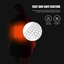 Load image into Gallery viewer, Men' &amp; Women' Electric USB Heated  Sleeveless Vest-Black-XXL
