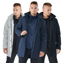Load image into Gallery viewer, Men's�Interchange�3�in�1�Waterproof Detachable Ski�Jacket-Black-L

