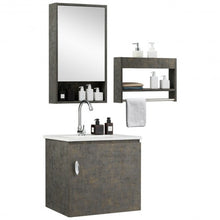Load image into Gallery viewer, Modern Wall-mounted Bathroom Vanity Sink Set
