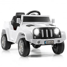 Load image into Gallery viewer, Battery Powered Kids Ride On Car with Remote Control-White
