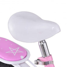 Load image into Gallery viewer, 16" Kids Bike Bicycle with Training Wheels and Basket -Pink
