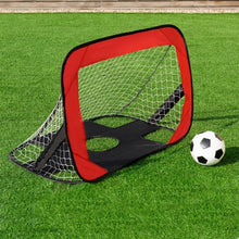 Load image into Gallery viewer, 2-in-1 Portable Pop up Kids Soccer Goal Net with Carry Bag
