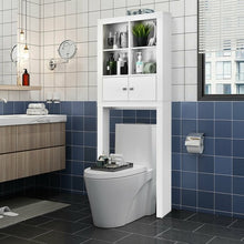 Load image into Gallery viewer, Over the Toilet Storage Rack Bathroom Space Saver with Adjustable Shelf
