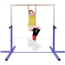 Load image into Gallery viewer, Adjustable Gymnastics Horizontal Bar for Kids-Purple
