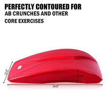 Load image into Gallery viewer, Goplus Ab Mat Abdominal Trainer Sit Up Support Pad-Red
