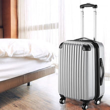 Load image into Gallery viewer, GLOBALWAY 20" ABS Carry On Luggage Travel Bag Trolley Suitcase 8 color-Gray
