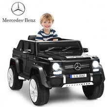 Load image into Gallery viewer, 12V Licensed Mercedes-Benz Kids Ride On Car-Black
