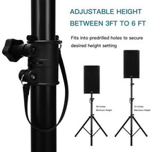 Load image into Gallery viewer, 38"- 72" Adjustable Height Tripod DJ PA Speaker Stand
