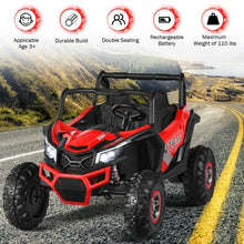Load image into Gallery viewer, 12 V Electric Kids Ride-On Car 2-Seater SUV Off-Road UTV with Remote-Red
