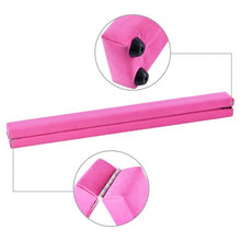 Load image into Gallery viewer, 8' Gymnastics Performance Training Folding Floor Balance Beam-Pink
