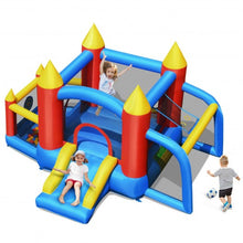 Load image into Gallery viewer, Inflatable Bounce House Slide Jumping Castle Soccer Goal Ball Pit Without Blower
