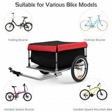 Load image into Gallery viewer, Bike Trailer with Folding Frame and Quick Release Wheels
