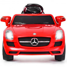 Load image into Gallery viewer, New Red Mercedes Benz sls r/c Mp3 Kids Ride on Car Electric Battery Toy-Red
