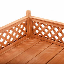 Load image into Gallery viewer, Wood Pet Dog House with Roof Balcony &amp; Bed Shelter
