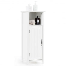 Load image into Gallery viewer, Bathroom Adjustable Shelf Floor Storage Cabinet with Door
