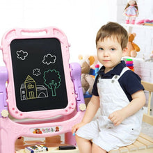 Load image into Gallery viewer, Double Sided Magnetic Drawing Art Easel-Pink
