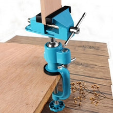 Load image into Gallery viewer, Bench Vise Swivel 3" Tabletop Clamp Vice Tilts Rotate 360 Universal Work
