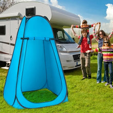 Load image into Gallery viewer, Portable Pop Up Privacy Shower Toilet Changing Room Camping Hiking Tent-Blue
