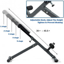 Load image into Gallery viewer, Adjustable Hyperextension Abdominal Exercise Back Bench
