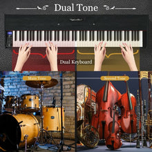 Load image into Gallery viewer, 88-Key Full Size Digital Piano Weighted Keyboard with Sustain Pedal-Black
