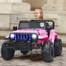 Load image into Gallery viewer, 12V Kids Ride-on Jeep Car with 2.4G Remote Control-Pink
