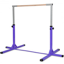 Load image into Gallery viewer, Adjustable Gymnastics Horizontal Bar for Kids-Purple
