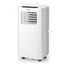 Load image into Gallery viewer, 10000 BTU Portable Air Conditioner with Dehumidifier and Fan Modes-White
