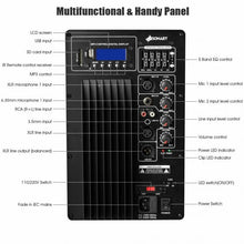 Load image into Gallery viewer, 15" 2000W 2-way Powered Speaker with Illuminating Light
