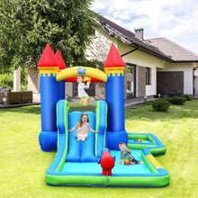 Load image into Gallery viewer, Inflatable Bounce House Castle Water Slide with Climbing Wall
