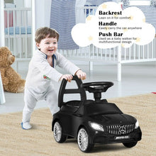 Load image into Gallery viewer, Licensed Mercedes Benz Kids Ride On Push Car-Black
