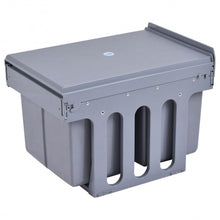 Load image into Gallery viewer, 2 Compartment Pull Out Recycling Waste Bin
