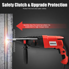 Load image into Gallery viewer, 1/2" Electric Rotary Hammer Drill with Bits &amp; Case

