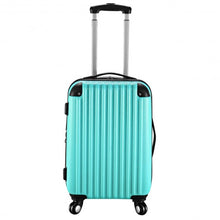 Load image into Gallery viewer, GLOBALWAY 20" ABS Carry On Luggage Travel Bag Trolley Suitcase 8 color-Green
