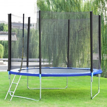 Load image into Gallery viewer, 10 ft Combo Bounce Jump Safety Trampoline with Spring Pad Ladder
