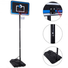 Load image into Gallery viewer, Height Adjustable Portable Basketball System Hoop Stand
