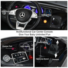 Load image into Gallery viewer, 12 V Mercedes-Benz S63 Licensed Kids Ride On Car-Black
