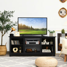 Load image into Gallery viewer, 2-Tier 58" TV Stand Entertainment Media Console Center-Black
