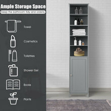 Load image into Gallery viewer, 72'' Free Standing Tall Floor Bathroom Storage Cabinet-Gray
