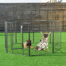 Load image into Gallery viewer, 40" 8 Metal Panel Heavy Duty Pet Playpen Dog Fence
