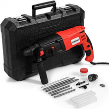 Load image into Gallery viewer, 1/2" Electric Rotary Hammer Drill with Bits &amp; Case
