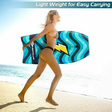 Load image into Gallery viewer, 41" Lightweight Bodyboard with Wrist Leash for Kids and Adults-L
