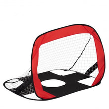 Load image into Gallery viewer, 2-in-1 Portable Pop up Kids Soccer Goal Net with Carry Bag
