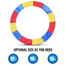 Load image into Gallery viewer, Colorful Safety Round Spring Pad Replacement Cover for 15' Trampoline
